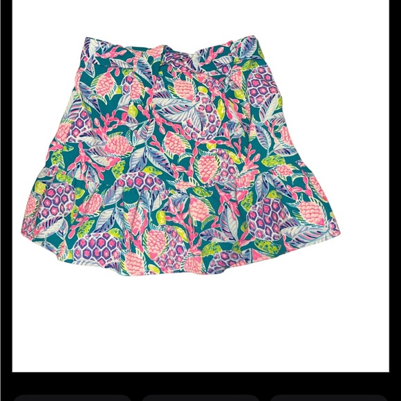 Lilly Pulitzer Debbie Skirt Maldives Green Turtle - Picture 3 of 7